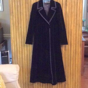 Msquared Maxi Velvet Coat